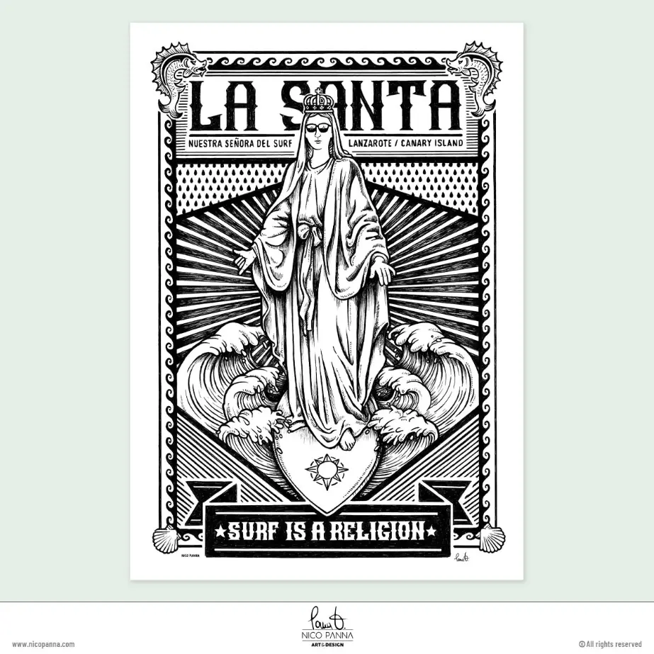 LA SANTA B/N